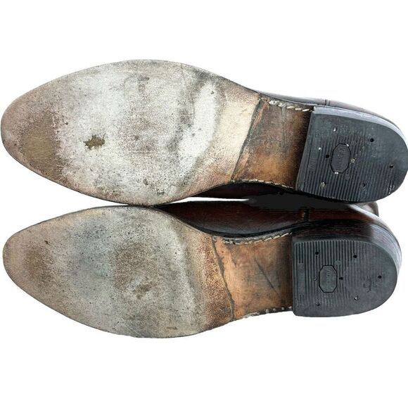 Dan Post Brown Leather Cowboy Western Boots DP2111R Men's 11D - Picture 9 of 16